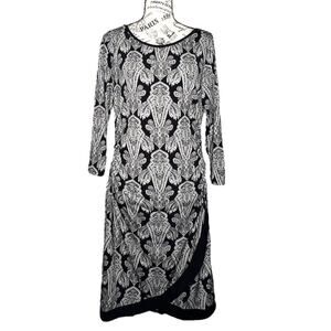 41Hawthorn LARGE Luiza Jersey Dress - Stitch Fix Paisley 3/4 Sleeve Shift Dress